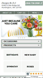 Mobile Screenshot of designsbydjflorist.com